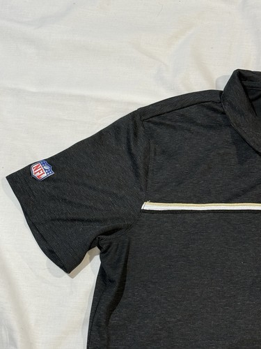 Nike New Orleans Saints Polo Shirt Men's XL Dri Fit On Field Swoosh NFL Grey - Bild 3 von 6
