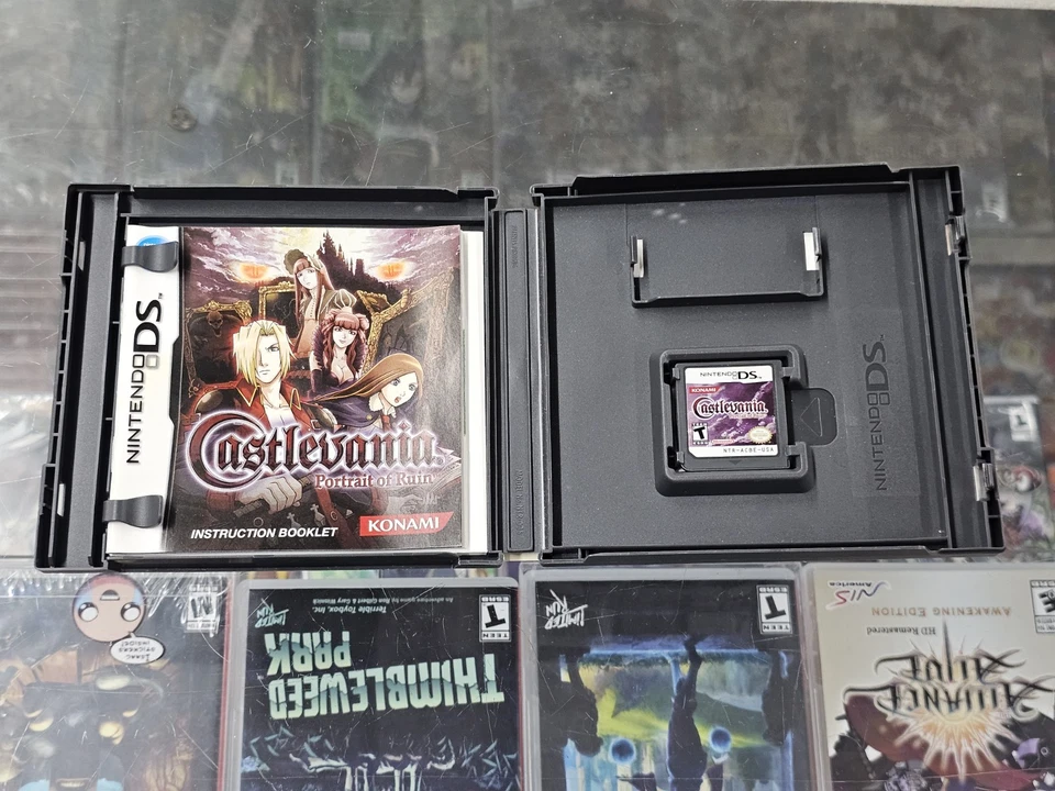 Castlevania Portrait of Ruin Nintendo DS 2006 Juego Completo CIB con Manual PROBADO Foto 3 de 4