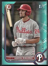 2022 Bowman Draft #BD-142 Gabriel Rincones Aqua #/199