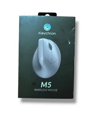 Keychron M5 Ergonomic Wireless Mouse Silent 12000 DPI Bluetooth USB Black