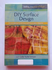 DIY Surface Design Printmaking Made Easy DVD by Leslie Jenison