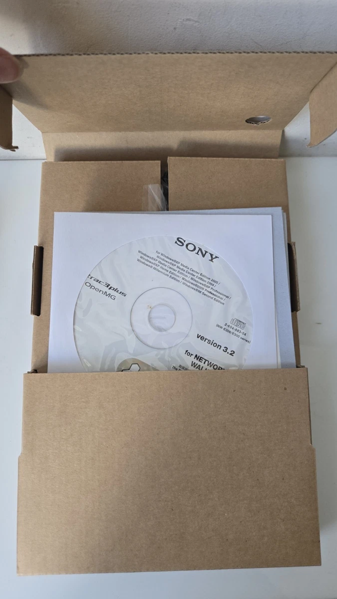 Neuf Sony NW-E205 MP3 512MB boite Walkman Network Flash Memory USB Serie B noir