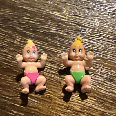Vintage 90s Trendmasters Dream Garden Baby Figurines 2 Babies