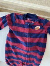 carters football pajamas