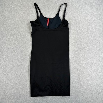 Spanx Shapewear Slip Womens Medium Black Adjustable Strap Body Shaping Control