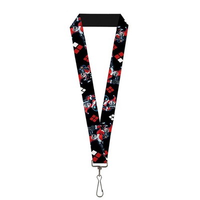 Buckle-Down Lanyard - Harley Quinn Shooting One Size, Multicolor