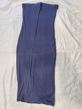 Blue Tube Dress Strapless Bodycon Fashion Nova Size Medium