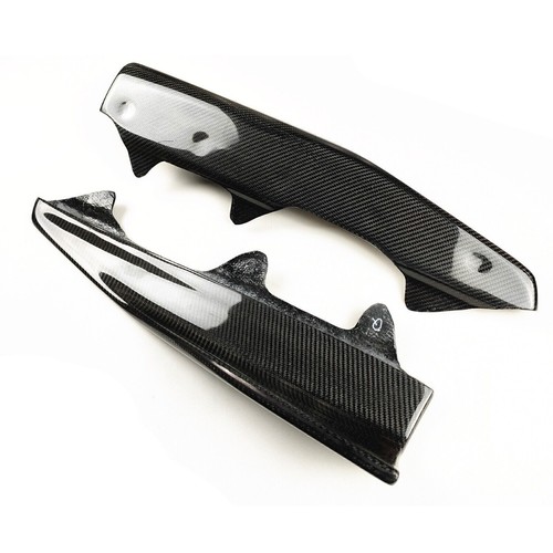 Carbon Fiber Car Side Skirt Lip Spoiler For 2016-21 2017 BMW F87 M2 G30 F22 F23 - Picture 7 of 10