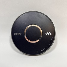 Sony Walkman D-EJ011 Portable CD Player Black Silver Tested Works Audio READ