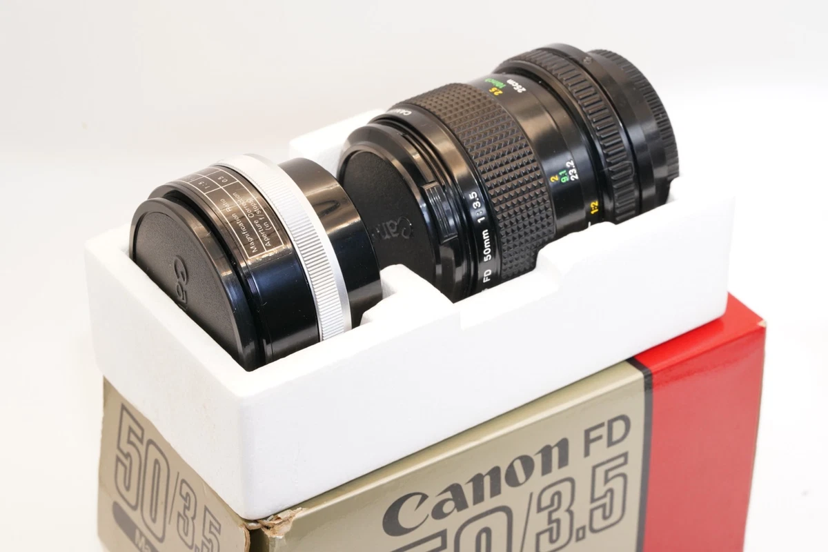 25+ Canon FD f/3.5 Camera Lenses 50mm Focal for sale | Updated Oct
