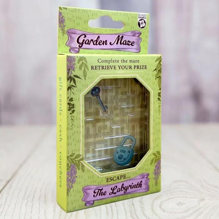  Gift Card Labyrinth Maze Garden Puzzle Escape Game Brain Teaser Money Voucher