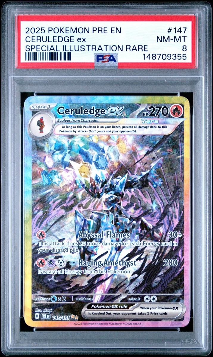ceruledge ex pokemon card value Amazon.com: Pokemon - Ceruledge 197/191 - Surging Sparks main image 1