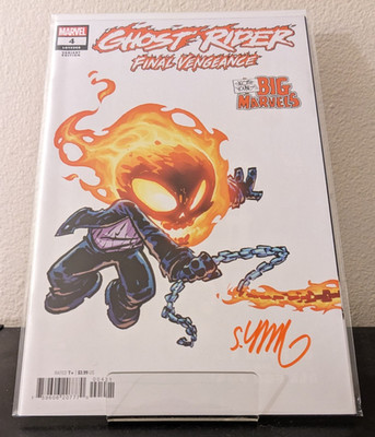 Ghost Rider: Final Vengeance #4 Big Marvels Skottie Young Signed Marvel 2024 VF