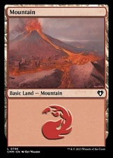 Mountain (0796) Light Play, English Magic the Gathering MTG Commander Masters