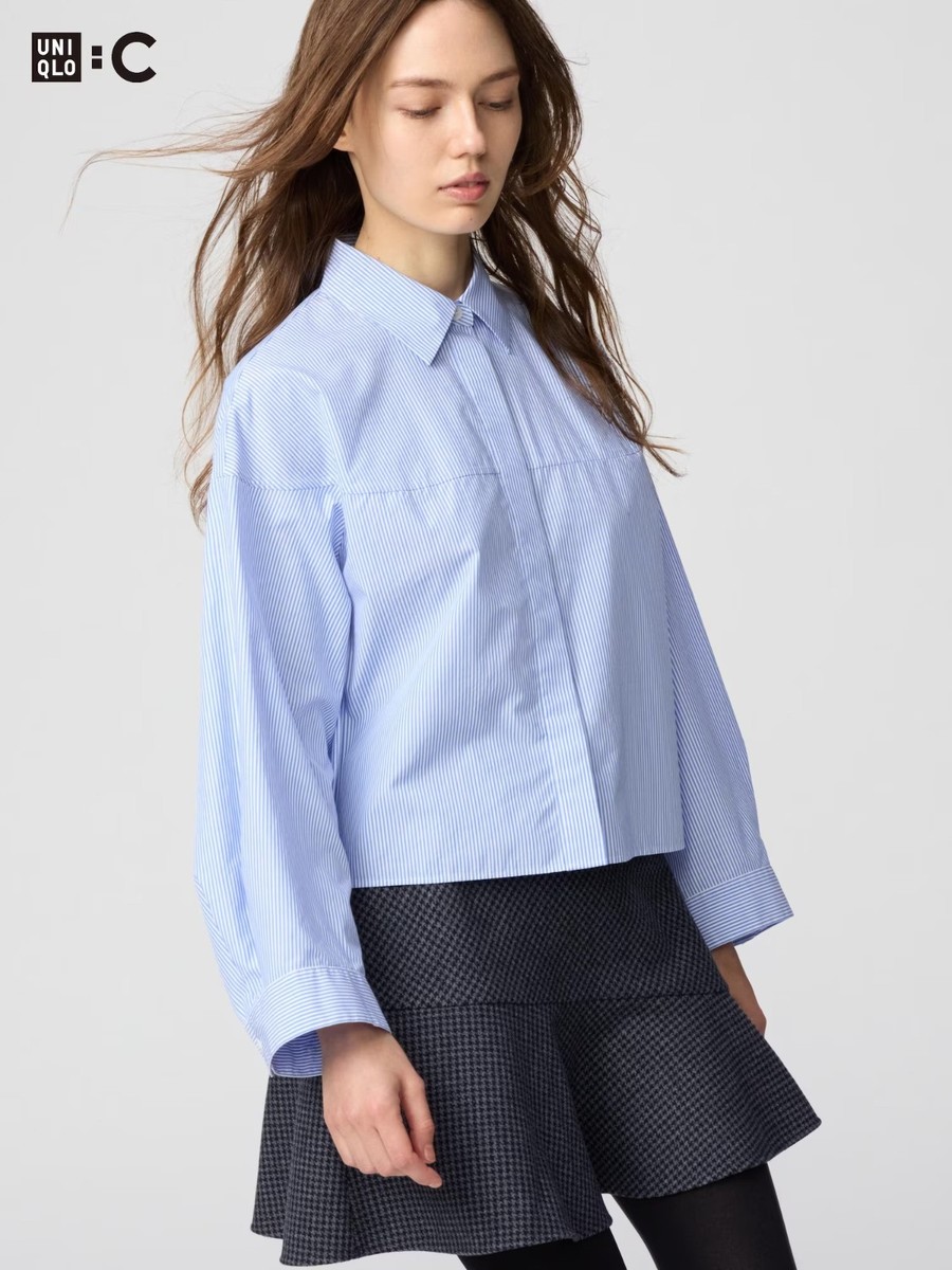 UNIQLO C Cotton Bangkok Shirt XS-3XL 2Color 2025 AW 479678 New