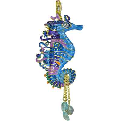 KIRKS FOLLY Seahorse Magic Magnetic Enhancer   goldtone
