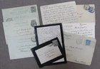 6 pieces autograph Jules Véran - journalist Félibre Montpellier Provencal