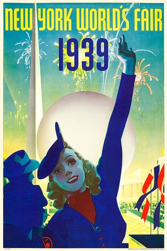 1939 NEW YORK WORLD'S FAIR POSTER - Afbeelding 1 van 2