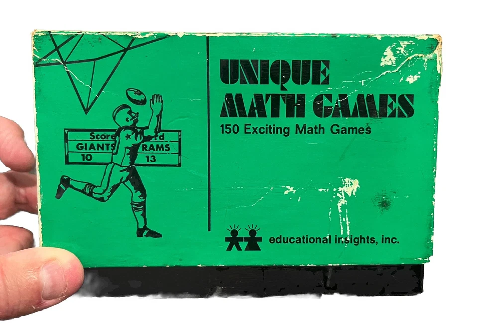 De colección 1971 Juegos de Matemáticas Únicos 150 Juegos Emocionantes Información Educativa - ¡COMPLETO!! Foto 2 de 4