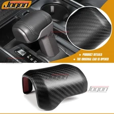 Matte Carbon For Ford F150 2021-2025 Central Gear Shift Knob Shifter Cover Trim