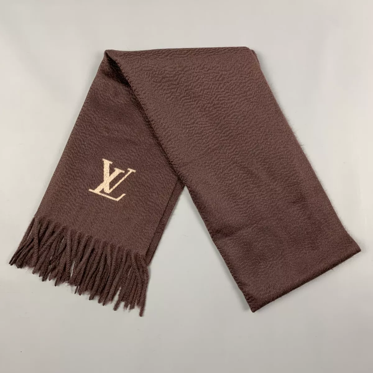 Louis Vuitton Fringe Cashmere Scarf