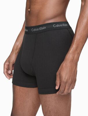 Calvin Klein 301101 Men's Cotton Classics  Boxer Brief, Black Size M