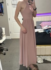 Dusty pink Azazie bridesmaid/ prom dress  