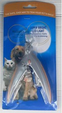 LED pet cat and dog nail clippers polishing p...