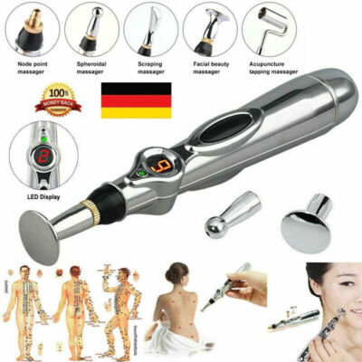 Elektrischer Meridian-Massager   Akupunktur-Stift für Körpertherapie Wellness  +