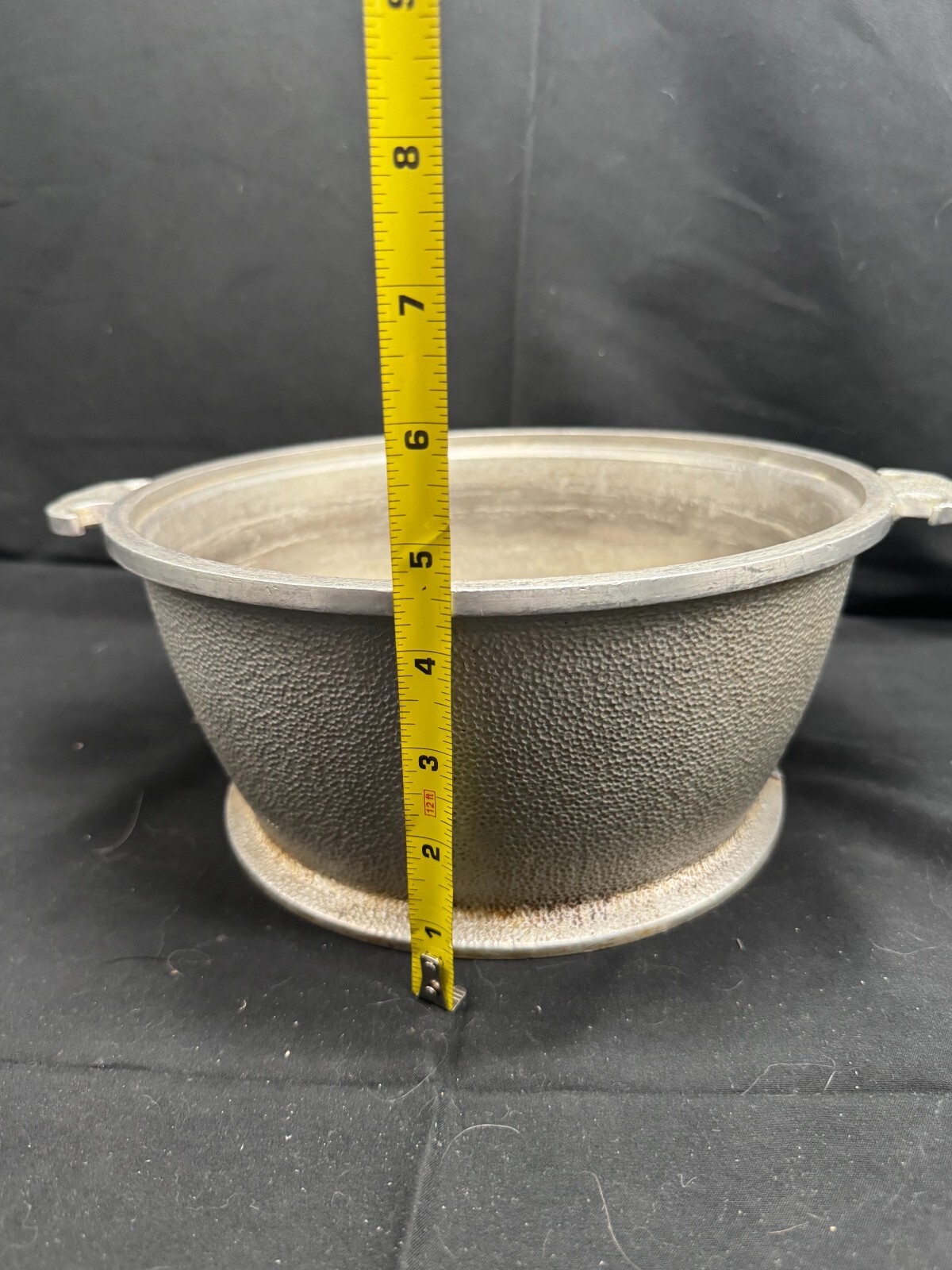 Vintage Guardian Service 9" Hammered Aluminum Dutch Oven Pot No lid
