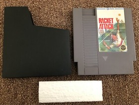 NES Racket Attack Game Tested Working Cart Authentic