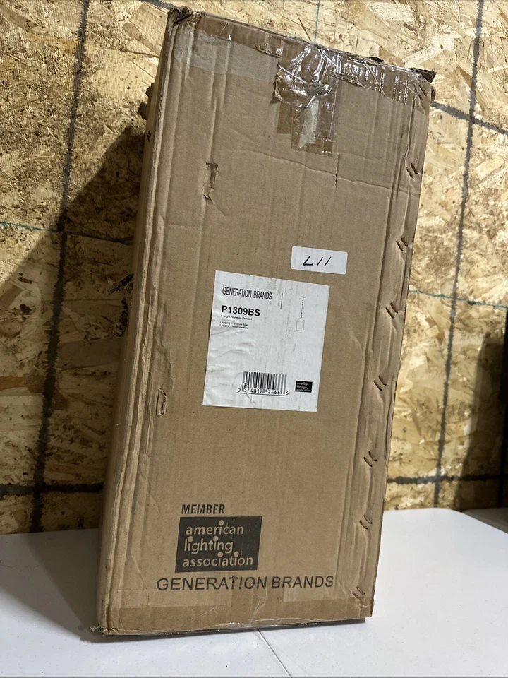 Colgante Feiss Hounslow de 1 luz, acero cepillado - P1309BS Foto 4 de 4