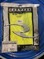 New Radians RADWEAR Mesh High Visibility Safety Vest Size Large Type R Class 2