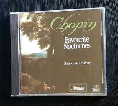 CHOPIN FAVOURITE NOCTURNES SANDOR FALVAY CD 1995