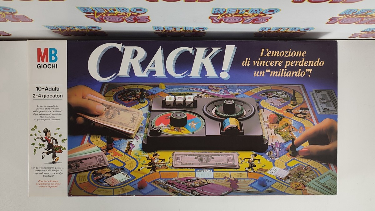 MB CRACK VINCERE PERDENDO UN MILIARDO GIOCO DA TAVOLO ANNI 80