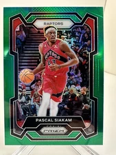 2023-24 Panini Prizm GREEN PRIZM Pascal Siakam Toronto Raptors, Indiana Pacers
