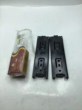 Qty 2 Btibpse Furniture 6-inch Length Full Extension Drawer Slides Black