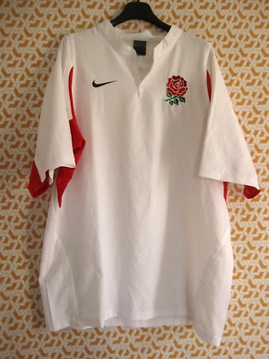 Maillot Rugby Angleterre Nike jersey England Vintage polyester Homme - L - Photo 1/4