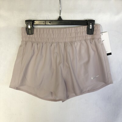 NWT Nike Tempo Womens Running Dri-Fit Lined Athletic Shorts, Gray, Size S