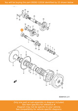 SUZUKI Bearing (12x32x10), 09262-12016 OEM