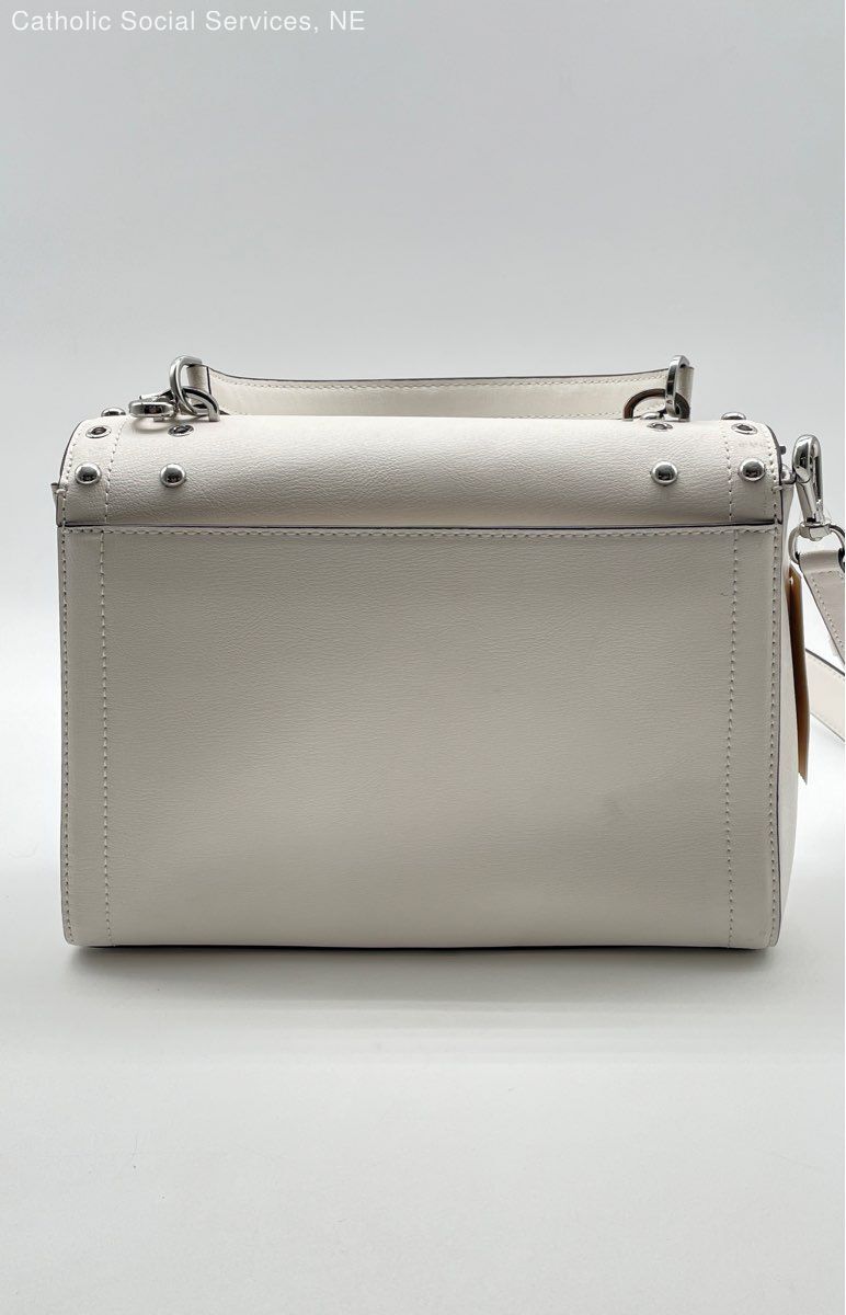 Michael Kors Optic White Satchel handbags AC-1902 T19 - Size