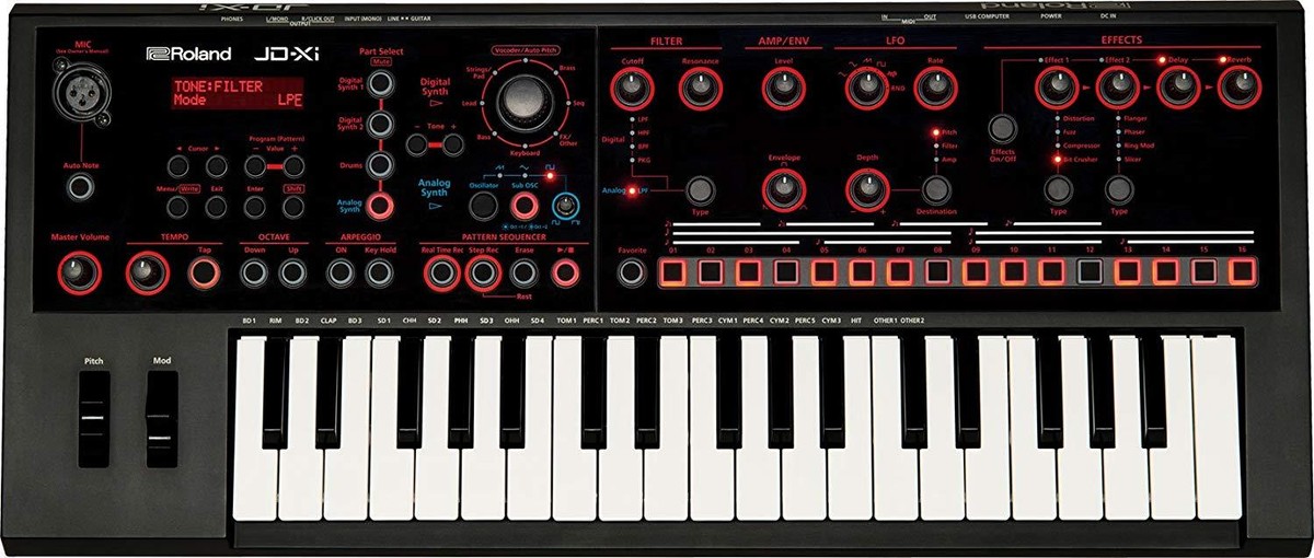Roland ローランド JD-Xi シンセサイザー ミニ鍵盤 Amazon.com: Roland JD-Xi : Musical Instruments