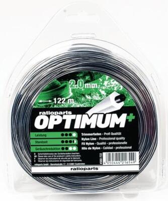 RATIOPARTS  Nylonfaden Optimum Fadenstärke 2,0mm Fadenlänge 122m RATIOPARTS  Dur
