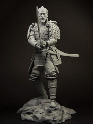 HARZFIGUR. SHOGUN. 3D-gedruckte Figur. Maßstab 1/8. STL IMPRESSIONEN.