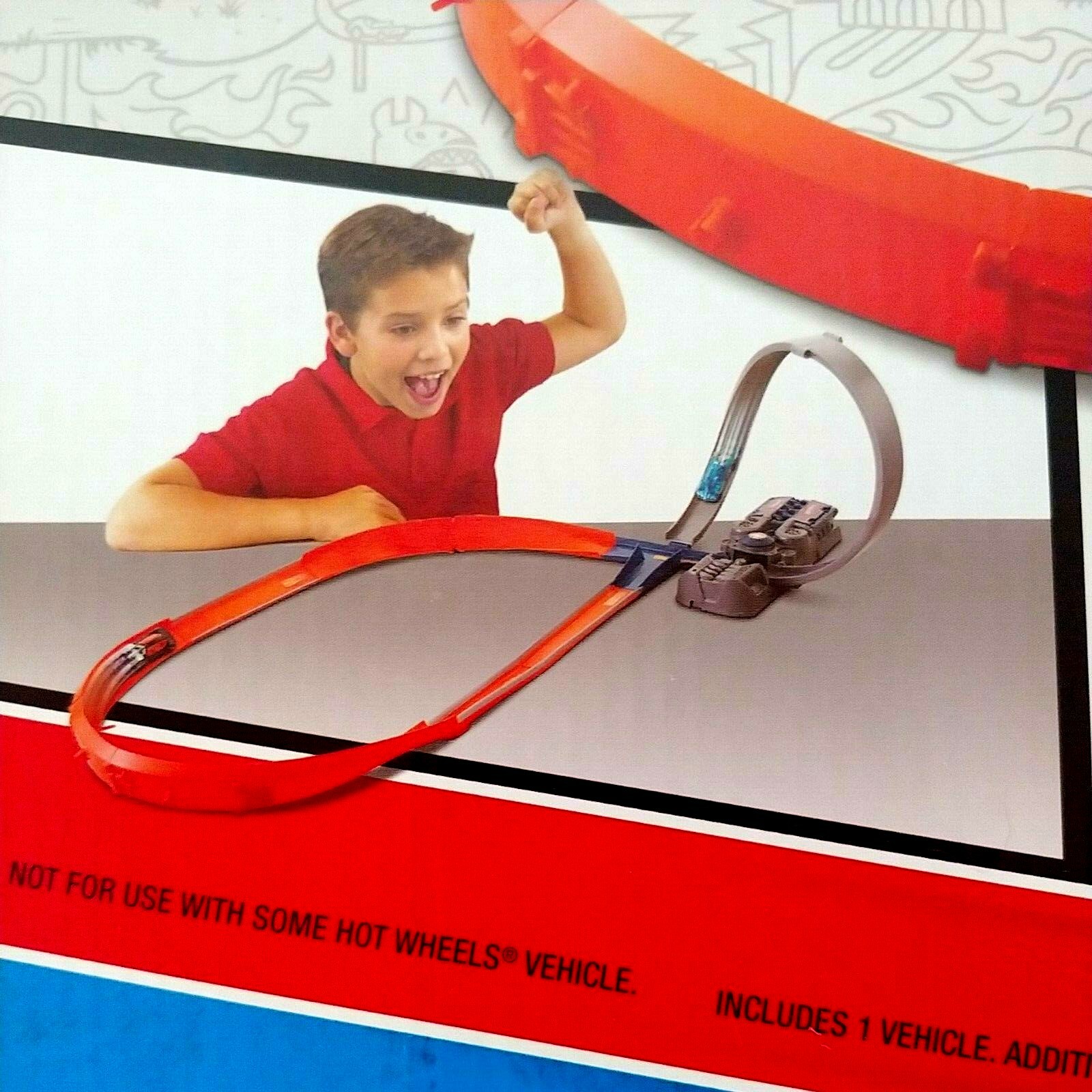 Hot Wheels Figure 8 Raceway Track Set 