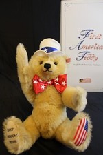 Steiff 1st American Blonde Teddy Bear 2003 COA In Box Limited Edition -667183