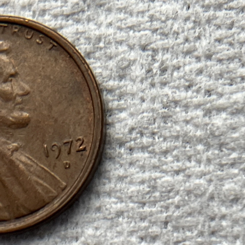 1972 D Lincoln Cent DDO Half Front Side - Image 4 of 4