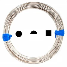 925 Sterling Silver wire Half Hard Round-1/2 Round-Square 20 21 22 24 26 28 30Ga