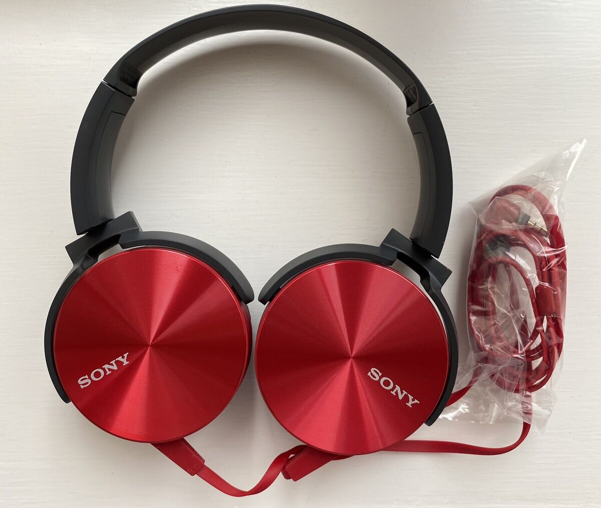 Sony MDR-ZX310AP Headphones - Red | eBay