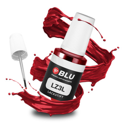 Lackstift LZ3L rot hibiskusrot für audi autolack BLU